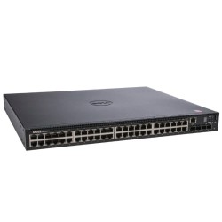 Dell Networking N1548P, POE+, 48x 1GbE + 4x 10GbE SFP+ fixed ports